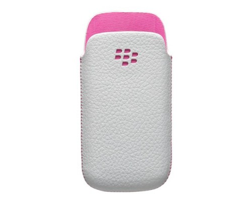 Чехол BlackBerry 9100/9105 Pearl White Pink Pocket
