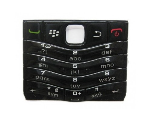 Клавиатура Английская Черная BlackBerry 9105 Pearl Keyboard