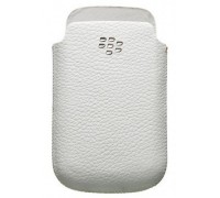 Чехол белый кожаный Leather Pocket BlackBerry HDW-31343-002