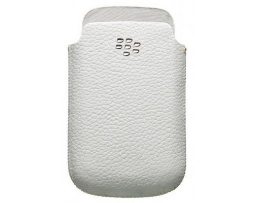 Чехол белый кожаный Leather Pocket BlackBerry HDW-31343-002