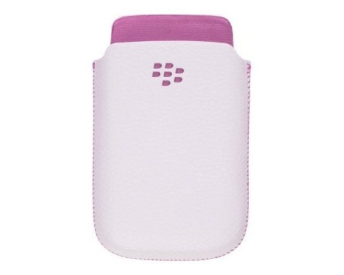 Чехол Кожаный Бело-Розовый BlackBerry 9800|9810 Torch HDW-31015-001