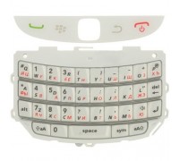 Клавиатура русская РОСТЕСТ белая BlackBerry 9800/9810 Torch