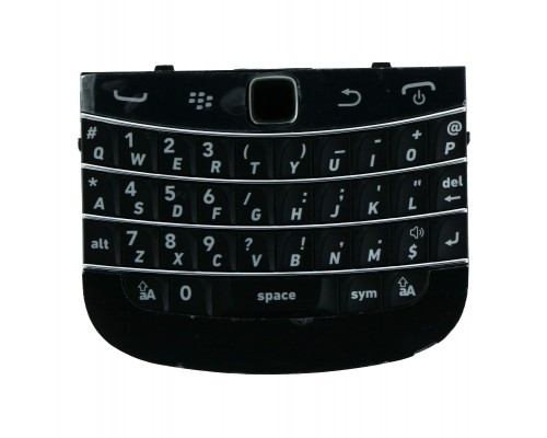Клавиатура английская чёрная BlackBerry 9900 Bold