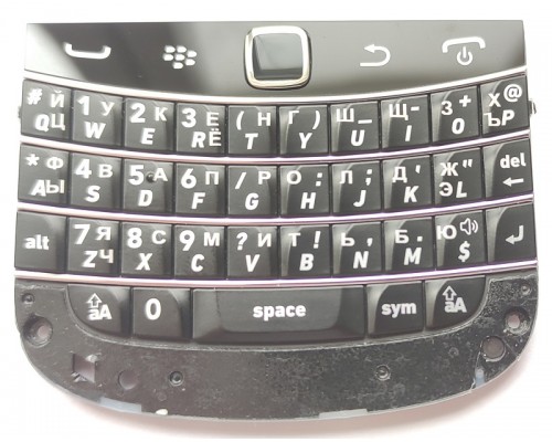 Клавиатура русская чёрная BlackBerry 9900|9930 Bold