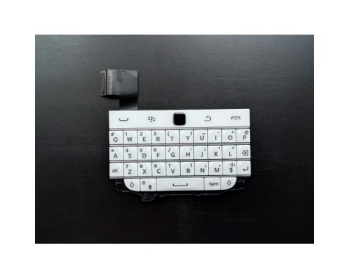 Клавиатура английская белая BlackBerry Q20 Classic