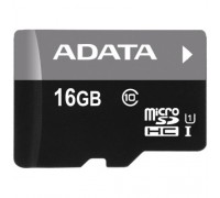 Карта памяти A-DATA Premier 16Gb microSDHC UHS-I Class10 