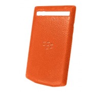 Купить крышку оранжевую кожаную для BlackBerry Porsche Design P'9983