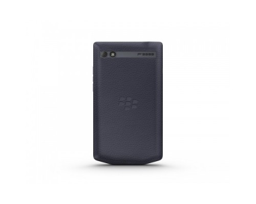 Крышка аккумулятора чёрная кожаная BlackBerry Porsche Design P'9983