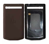 Крышка аккумулятора коричневая кожаная BlackBerry Porsche Design P'9983