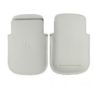 Чехол Белый Кожаный Leather Pocket BlackBerry Q10 HDW-56737-001