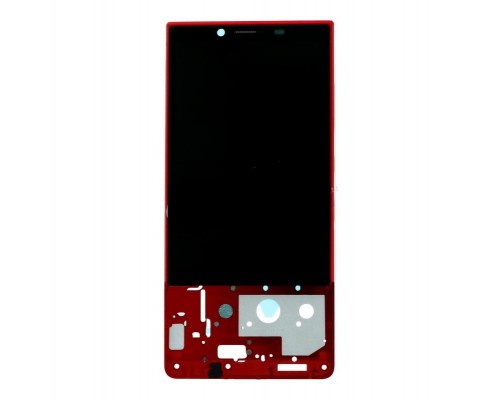 Дисплей с красной рамкой BlackBerry KEY2