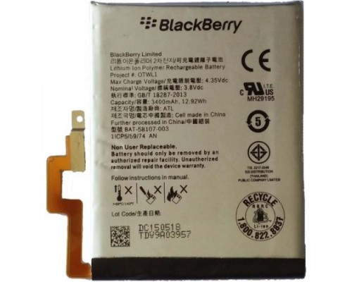 Аккумулятор BlackBerry Passport Silver Edition Battery BAT-58107-003
