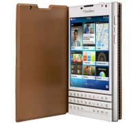 Купить Чехол BlackBerry Q30 Passport Tan Leather Flip Case ACC-59524-002