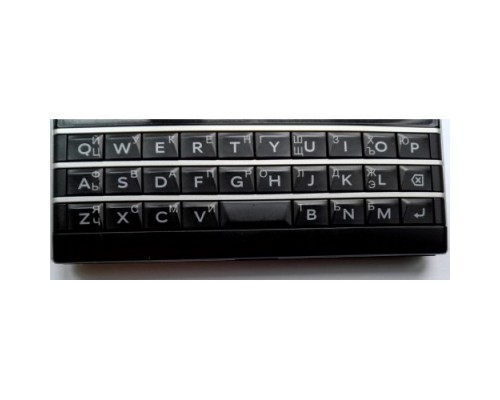 Клавиатура русская чёрная BlackBerry Q30 Passport russian keyboard